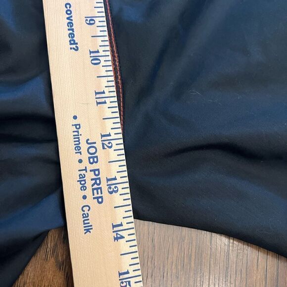 Captain Morgan Swim Trunks Mens 30 Black Orange Graphic Print Board Shrots Cargo - Picture 9 of 9